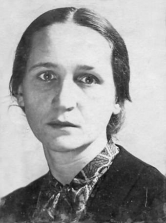 Мария Иосифовна Цибарт, дев. фам. Сыч, 1936 г.