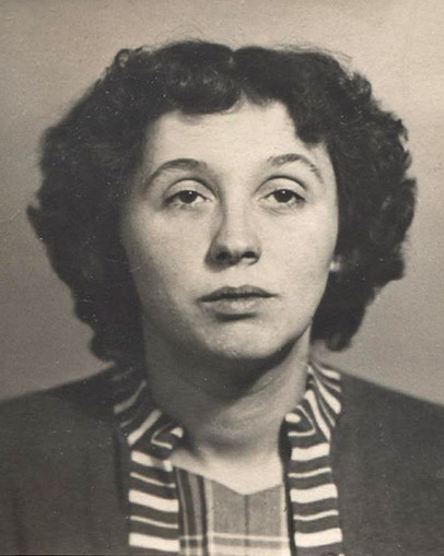Э.А. Абелева. 1957 г.
