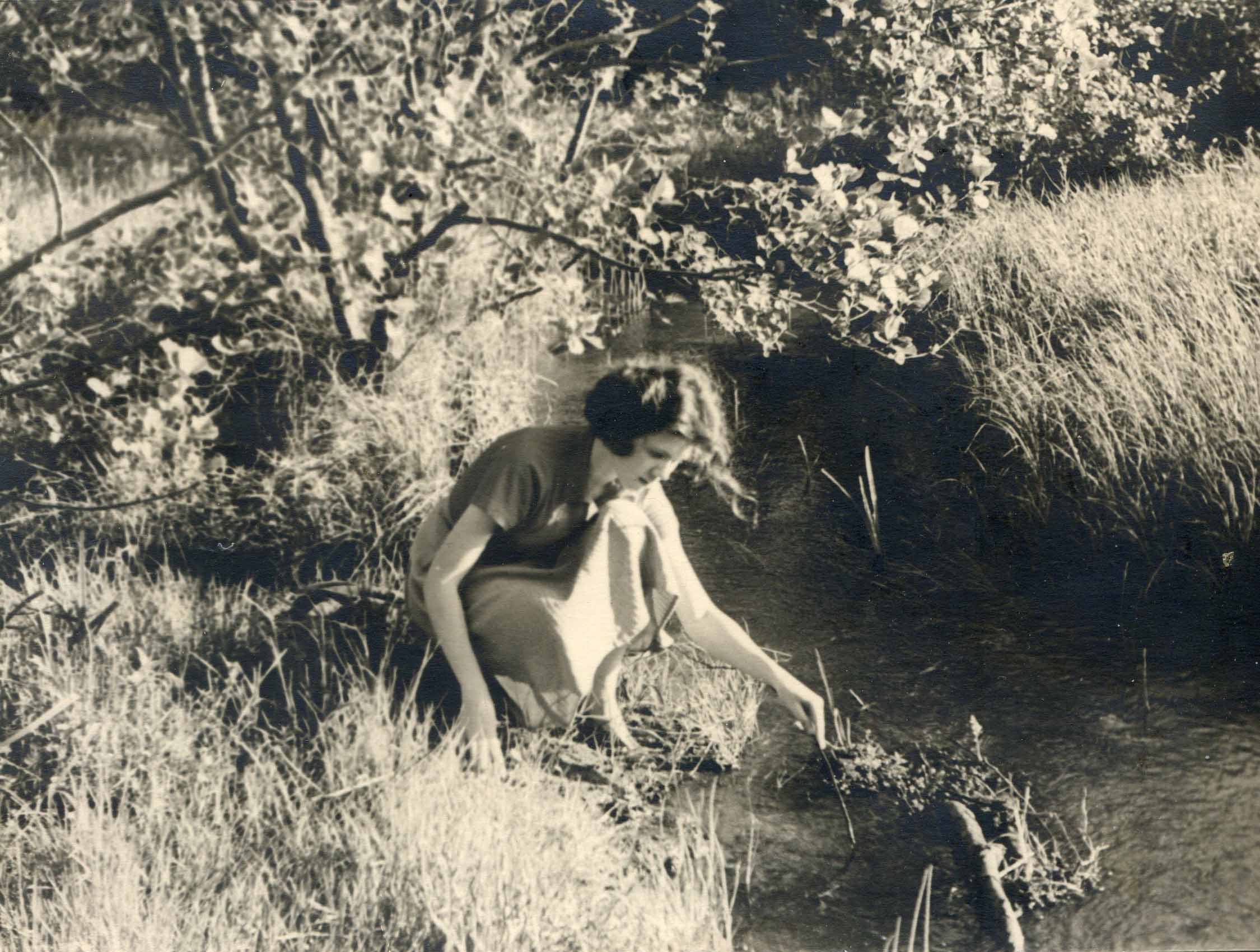 Людмила Левченко (Еременко). Жилино, 1950-е гг.